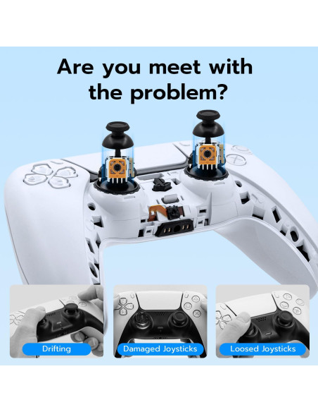 Kit de Reparación 7 en 1 Wigearss para Controlador PS5