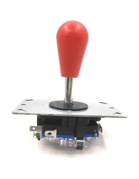 2 Pcs Joystick Bat Top Arcity Negro y Rojo para Arcade1up