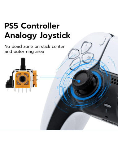 Kit de Reparación 7 en 1 Wigearss para Controlador PS5