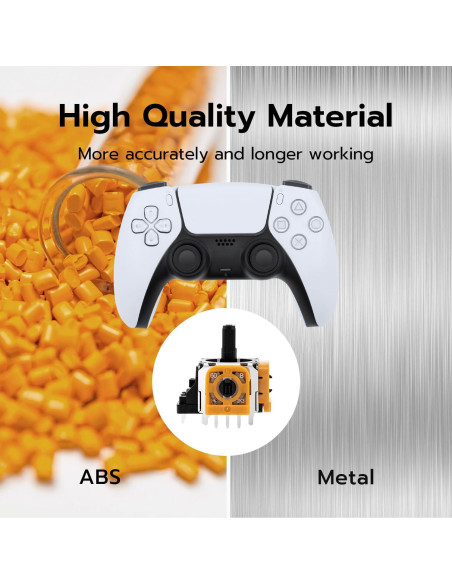 Kit de Reparación 7 en 1 Wigearss para Controlador PS5