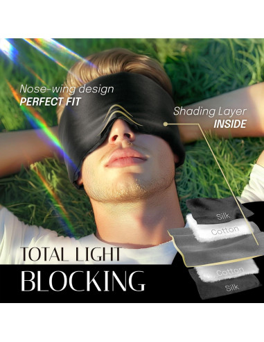 Máscara de Sueño de Seda OLESILK Grande Anti Arrugas