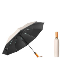 Paraguas Automático Plegable Harssidanzar Grande Beige