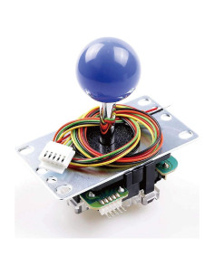 Joystick de Arcade SANWA JLF-TP-8YT Azul Oscuro, Alta Precisión