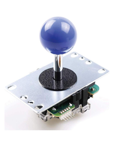 Joystick de Arcade SANWA JLF-TP-8YT Azul Oscuro, Alta Precisión