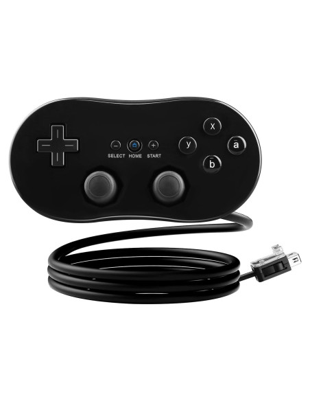 Controlador Clásico con Cable OSTENT para Nintendo Wii Negro