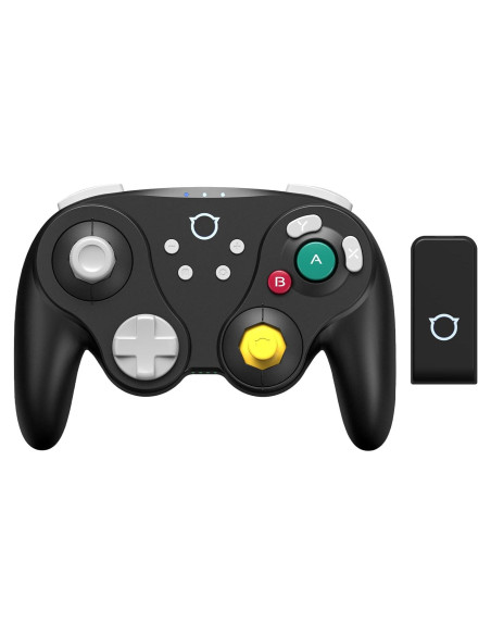 Controlador Bluetooth NYXI Warrior para Switch/NGC/Wii/PC - Negro