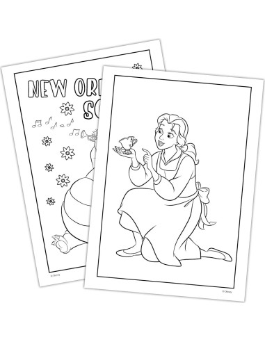 Libro de Actividades Princesas Disney Bendon 48 Páginas + Lápices