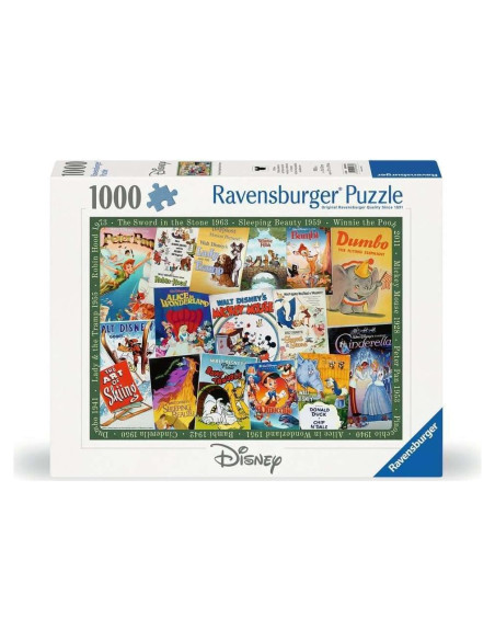 Rompecabezas Ravensburger Vintage Disney 1000 Piezas Adultos