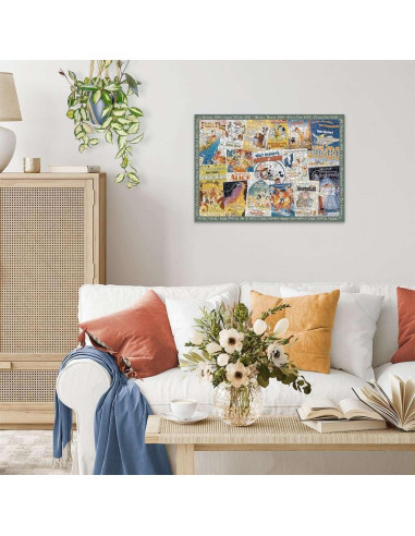 Rompecabezas Ravensburger Vintage Disney 1000 Piezas Adultos