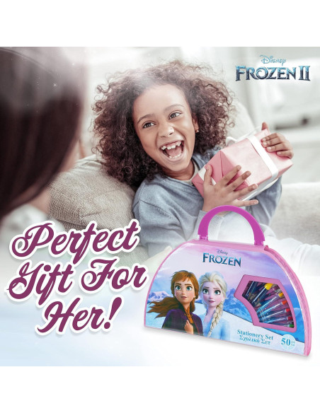 Juego de lápices de colores Disney Frozen 50 piezas para niños