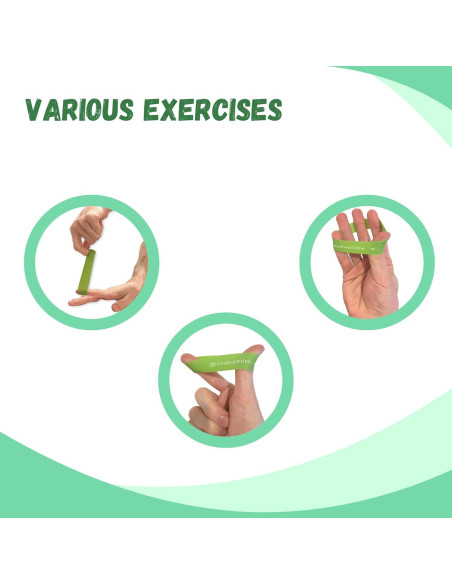 Bandas Extensoras de 7 Niveles LiteButElite para Rehabilitación