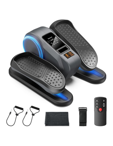 Gonex Máquina Elíptica Bajo Escritorio 16 Velocidades para Mayores