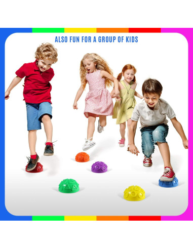 Set de 6 Podios de Equilibrio Erizo Yes4All con Bomba