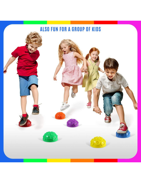 Set de 6 Podios de Equilibrio Erizo Yes4All con Bomba