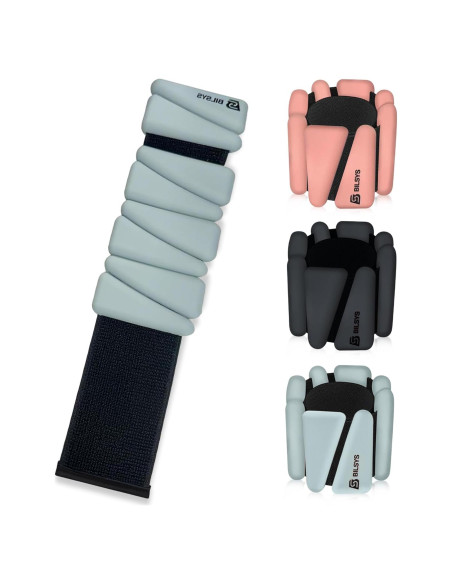 Pesas Ajustables de Silicona BILSYS 0,45 kg para Muñeca y Tobillo