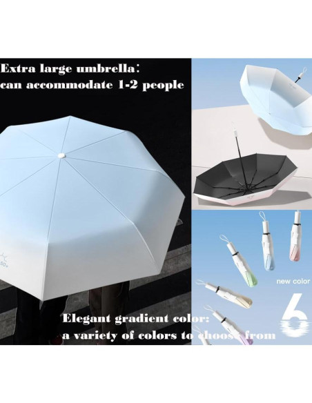 Paraguas Automático Plegable Degradado Erised UV 50+ 98cm