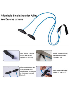 Polea de Hombro Hshbxd Sobre la Puerta para Rehabilitación 2