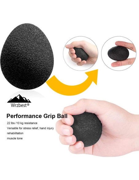 Kit de Entrenamiento de Fuerza de Agarre Wrzbest 5 Piezas