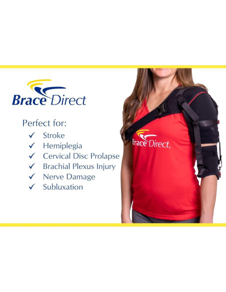 Ortesis Estabilizadora de Hombro Ottobock L3670 - Negro-Rojo