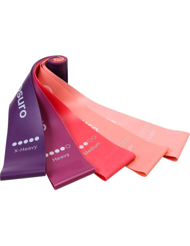 Bandas de Ejercicio de Resistencia Kibosuro 5 Niveles