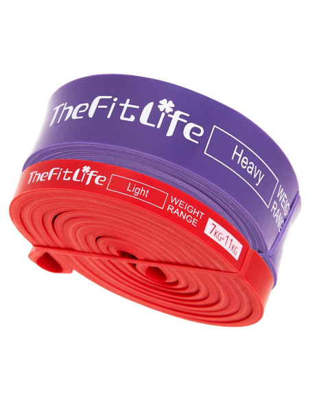 Bandas de Asistencia para Dominadas TheFitLife - 4 Niveles