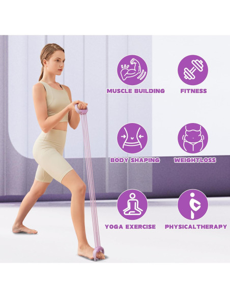 Bandas de Resistencia KZ-ADRP con Mangos Ergonómicos 60cm