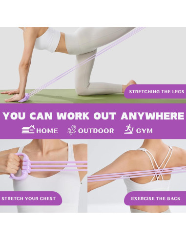 Bandas de Resistencia KZ-ADRP con Mangos Ergonómicos 60cm