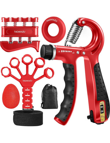 Kit de Entrenador de Fuerza de Agarre TADAKAZU 5 Piezas