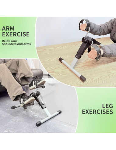 Ejercitador de Pedales Bajo Escritorio LIWEIWEI MI-TBJ1 Resistencia Ajustable