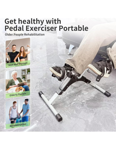 Ejercitador de Pedales Bajo Escritorio LIWEIWEI MI-TBJ1 Resistencia Ajustable