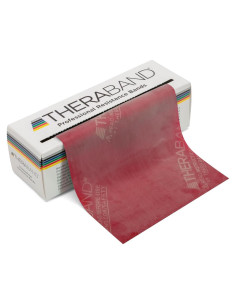 Bandas de Resistencia THERABAND 5.49m Láttex Rojo Nivel 3