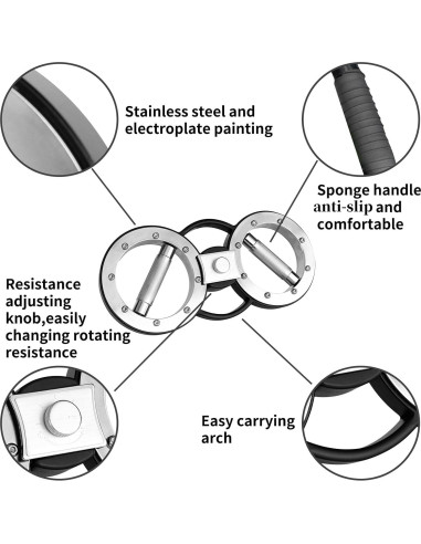 Máquina Rotativa de Resistencia FIITY 5.44 kg Ajustable