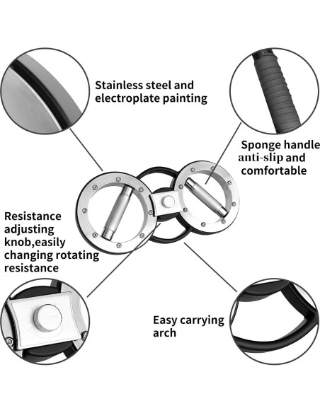 Máquina Rotativa de Resistencia FIITY 5.44 kg Ajustable