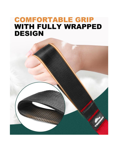 Correa de Estiramiento Trideer 205.74 cm Nylon para Yoga y Terapia