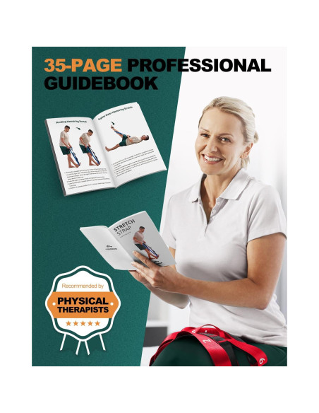 Correa de Estiramiento Trideer 205.74 cm Nylon para Yoga y Terapia