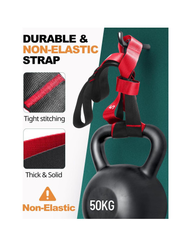 Correa de Estiramiento Trideer 205.74 cm Nylon para Yoga y Terapia