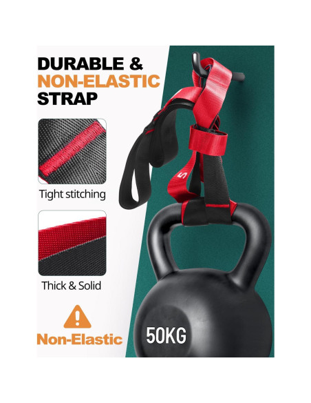 Correa de Estiramiento Trideer 205.74 cm Nylon para Yoga y Terapia