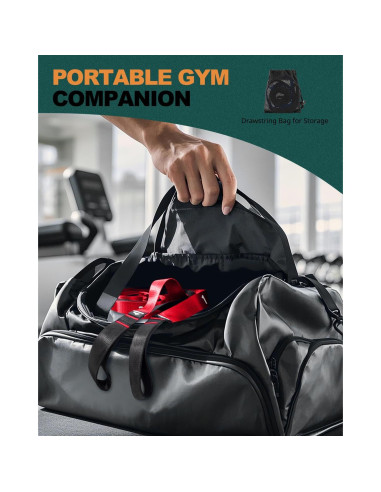 Correa de Estiramiento Trideer 205.74 cm Nylon para Yoga y Terapia