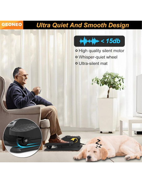 Máquina Elíptica Bajo Escritorio GEONEO S200 Compacta y Silenciosa