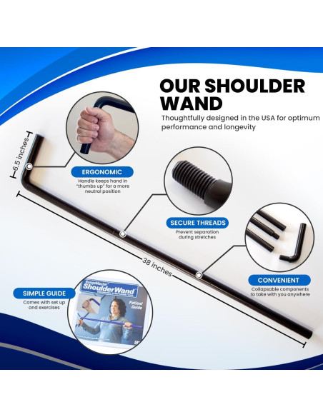 Barra de Estiramiento Plegable RangeMaster para Hombros - Terapia Física