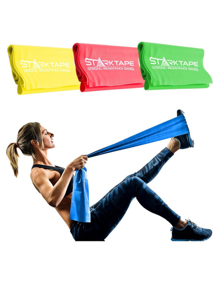 Juego de Bandas de Resistencia Starktape Sin Látex 3 Unidades