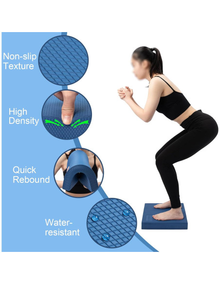 Almohadilla de Equilibrio StrongTek TPE Antideslizante 40.1x33 cm