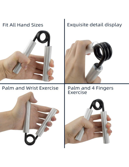 Entrenador de Fuerza de Agarre Yuntop de Metal Antideslizante