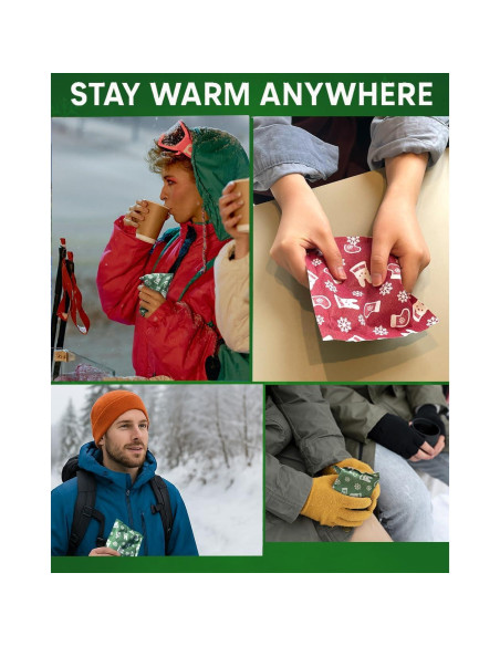 Calentadores de Manos Inlife 30 Paquetes 150g Larga Duración