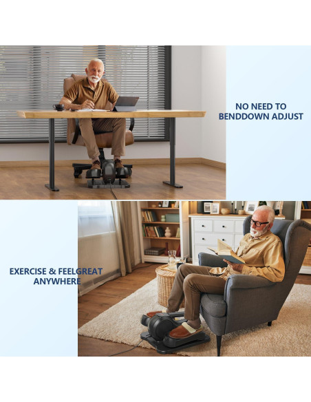 Ejercitador Elíptico Bajo Escritorio VORYNEX BF Silencioso