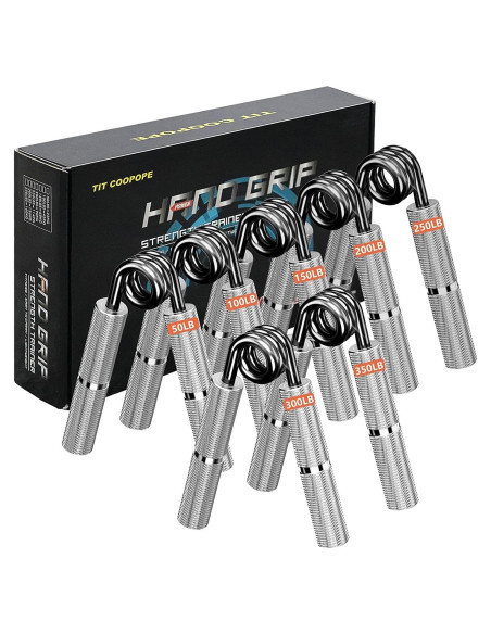 Ejercitador de Agarre TIT COOPOPE 7 Niveles 50-350Lbs