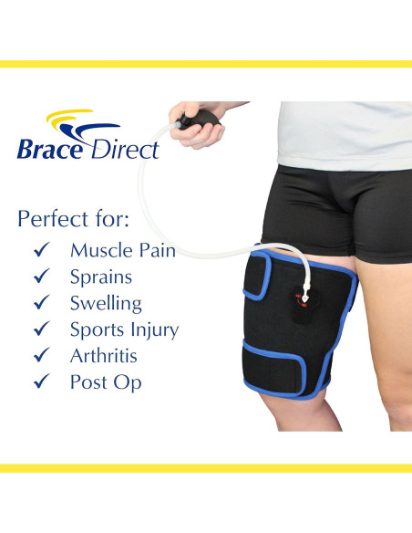 Envoltura de Muslo Crioterapia Brace Direct con Compresión Ajustable