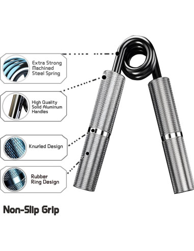 Ejercitador de Agarre TIT COOPOPE 7 Niveles 50-350Lbs