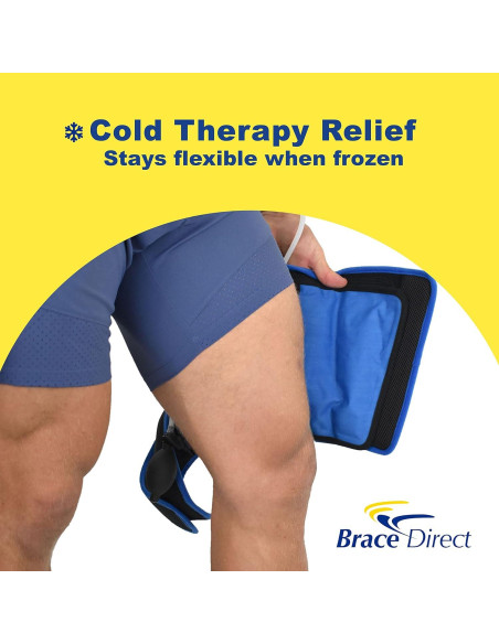Envoltura de Muslo Crioterapia Brace Direct con Compresión Ajustable