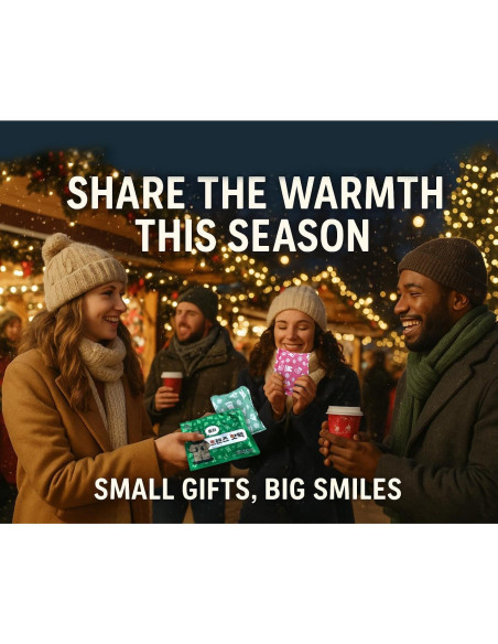 Calentadores de Manos Inlife 30 Paquetes 150g Larga Duración